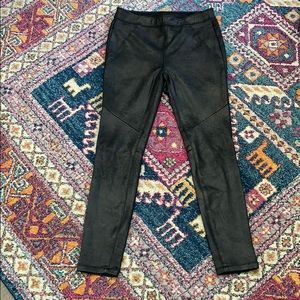 Free People vegan suede leggings, size 4